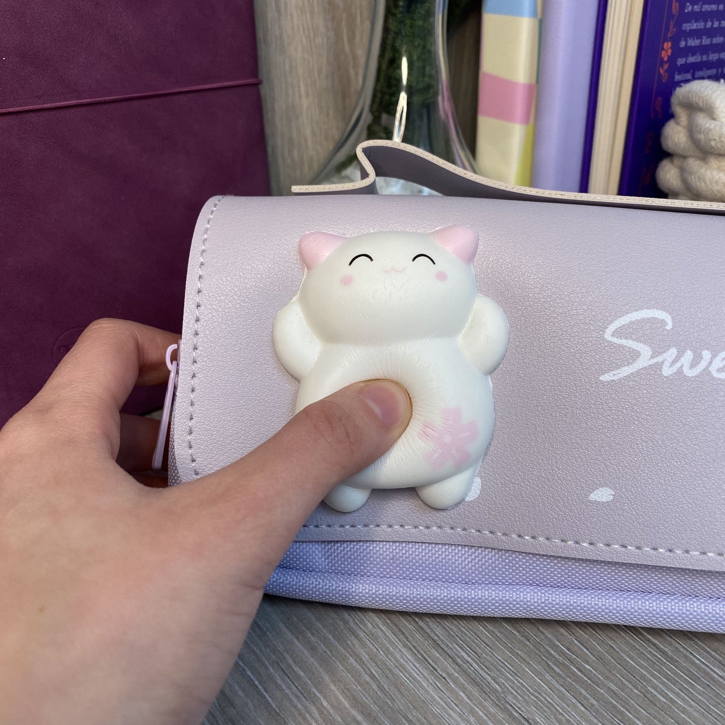 Estuche Organizador con Muñequito Squishy