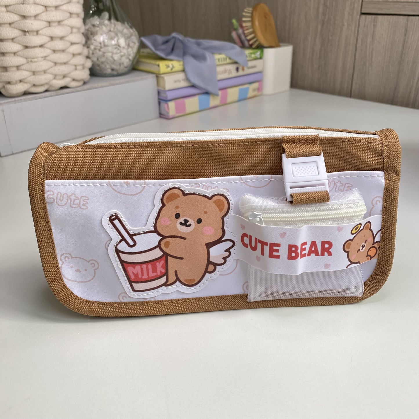 Estuche Compacto con Mini Bolsita