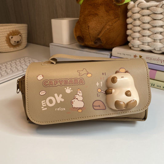 Estuche Organizador con Muñequito Squishy